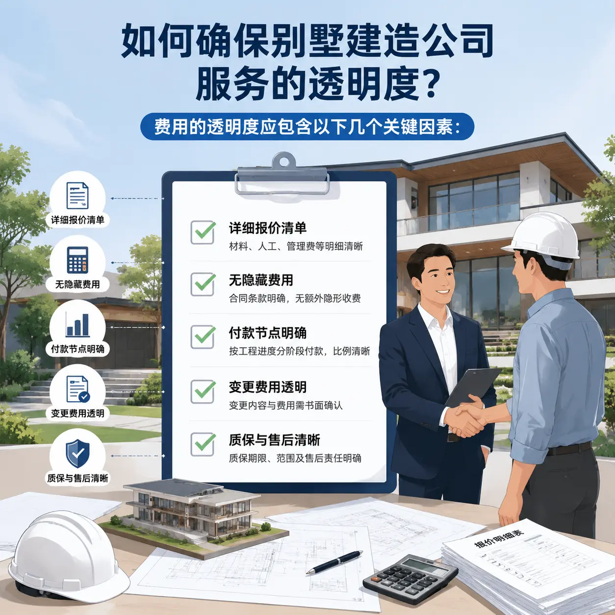 在 兴仁 如何确保别墅建造公司服务的透明度？