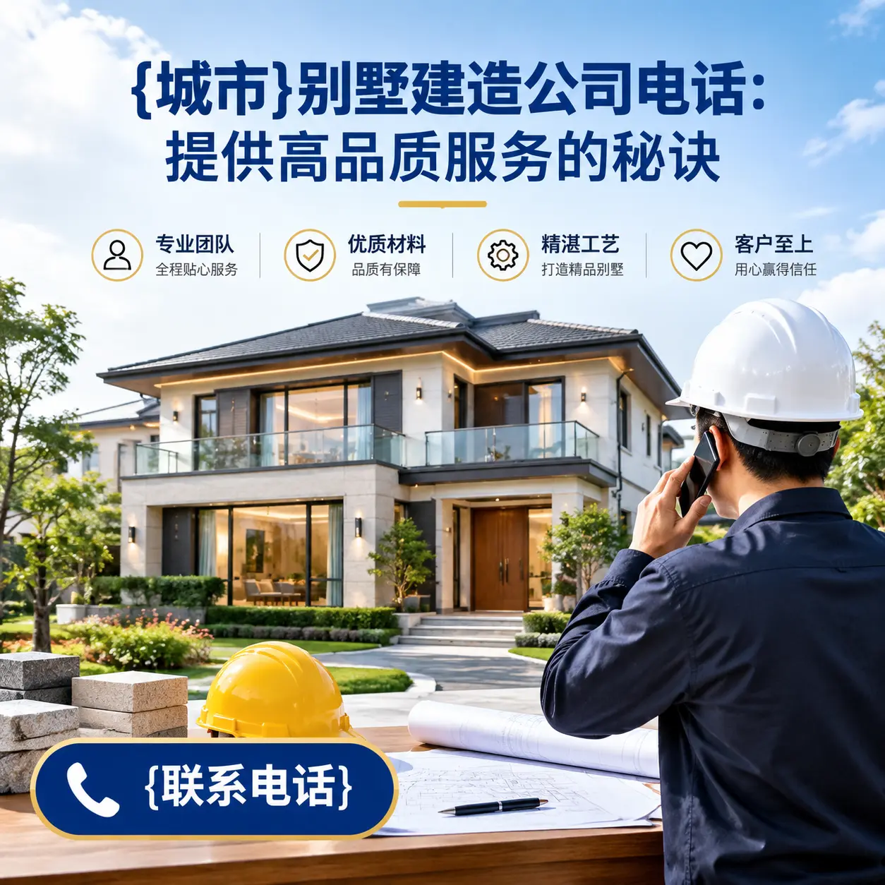 兴仁别墅建造公司电话:提供高品质服务的秘诀