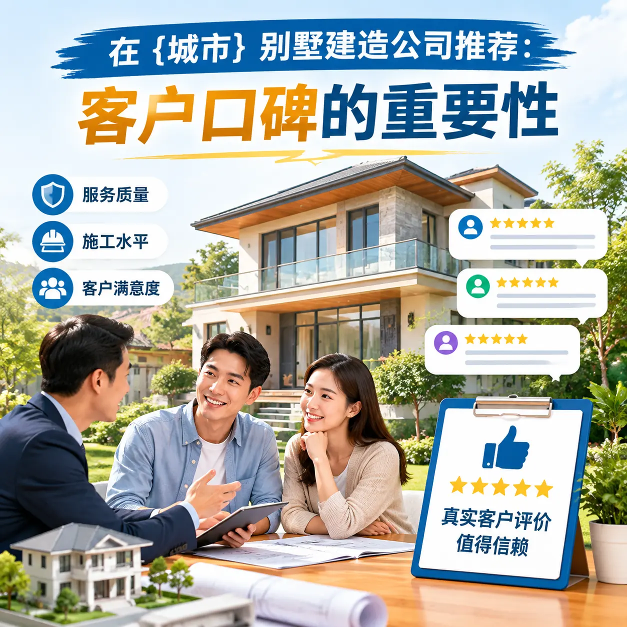 在 兴仁 别墅建造公司推荐:客户口碑的重要性