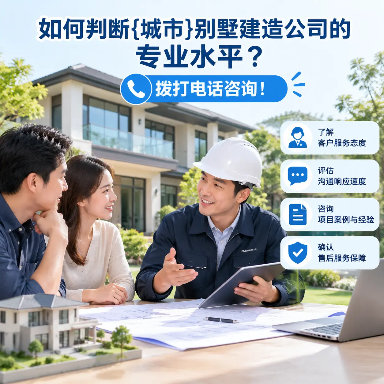 如何判断兴仁别墅建造公司的专业水平?拨打电话咨询!